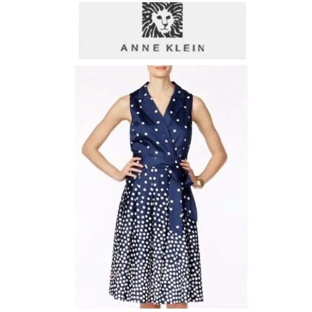 Anne Klein polka dot dress - Picture 7 of 13